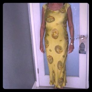 Long Bias cut  Satin evening dress